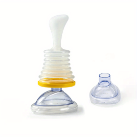 1pc Choking Rescue Device; Household Essentials; Choking Emergency Device For Adults Kids (Color: Transparent, Quantity: 1)