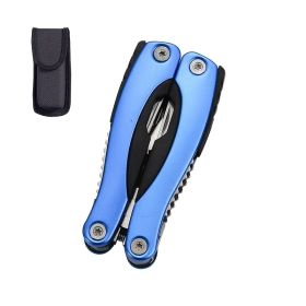 "12-in-1 Adventure Pliers - Premium Stainless Steel Construction for Camping & Emergencies" (Color: Blue camping outdoor)